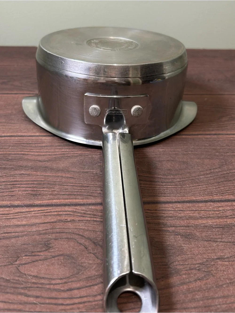 Wear Ever 1.5 Quart Dual Pour Spout Stainless Steel Sauce Pan No Lid